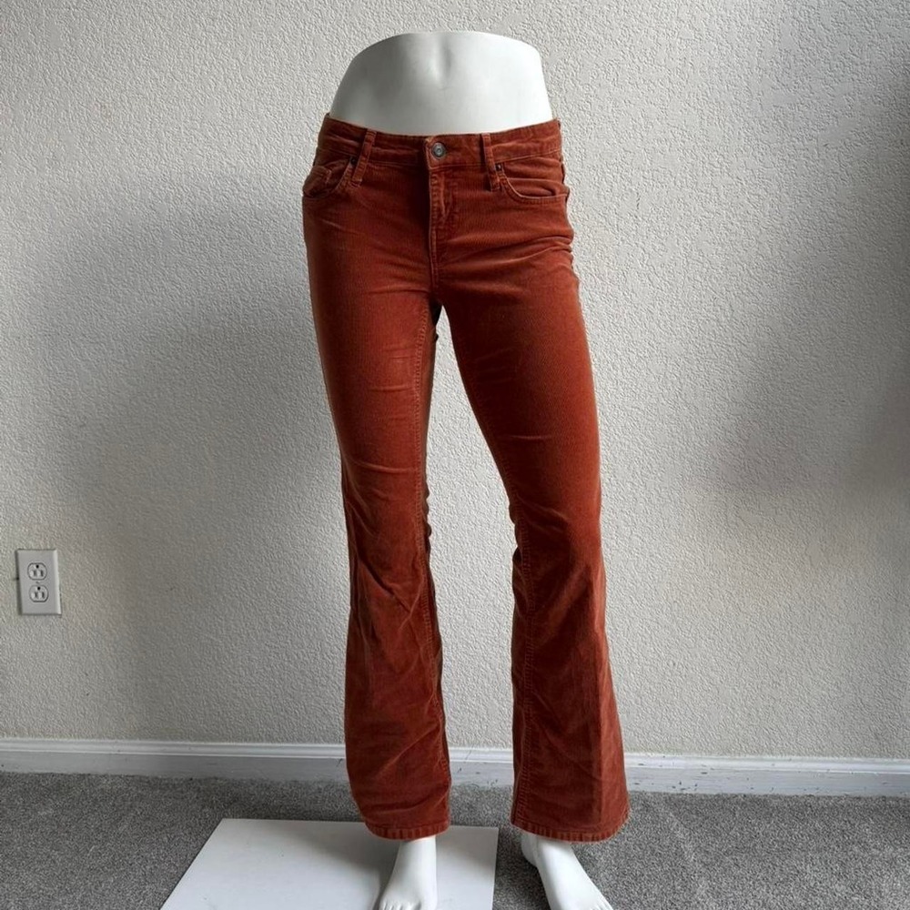 Wild fable low rise flare corduroy clay color pants